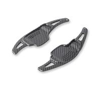 abywrpagg Compatible with Chevrolet 5th Gen for Camaro 2012 2013 2014 2015 1 Pair ABS Car Steering Wheel Shift Paddles Decoration Accessories(Carbon Black)