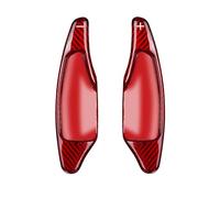 abywrpagg Compatible with Chevrolet for Corvette C7 2015 2016 2017 2018 2019 Carbon Fiber Car Steering Wheel Shifter Paddle Extend Stickers(Forged Black)