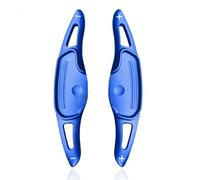 abywrpagg Compatible with Hyundai for Sonata N Line for Tucson HEV 2024 2025 Car Aluminum Steering Wheel Shift Paddle Sticker Interior Accessories(Blue)