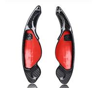 abywrpagg Compatible with Land for Rover for Range Rover for Evoque 2012 2013 2014 2015 2016 1 Pair Real Carbon Fiber Car Steering Wheel Shift Paddle