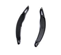 abywrpagg Compatible with Mitsubishi for Shogun Sport 2018 2019 2020 2021 1 Pair Car Styling Steering Wheel Shift Paddle Extension Sticker(Glossy Black)