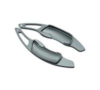 abywrpagg Compatible with Subaru for Forester Wilderness 2022 2023 1 Pair Car Steering Wheel Shifter Paddle Extender Interior Accessories(Silver)