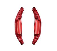 abywrpagg Compatible with Toyota for Camry for Corolla 2018 2019 2020 Car Accessories Real Carbon Fiber Steering Wheel Shifter Paddle Extension(Red Carbon Fiber)