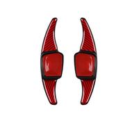 abywrpagg Compatible with VW for Atlas for Teramont 2017 2018 2019 2020 2021 2022 2023 2024 2025 1 Pair Car Steering Wheel Shift Paddles Extension(Red)