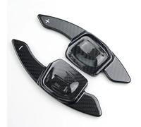 abywrpagg Compatible with VW for Golf 8 MK8 for CC 2020 2021 2022 2023 1 Pair Carbon Fiber Car Interior Steering Wheel Shift Paddle Accessories(Black)