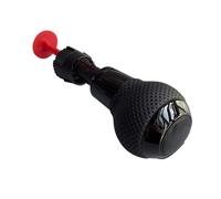 abywrpagg Compatible with VW for Golf MK6 MK7 R for GTI 1Pcs with Hole Black Frame Model with Logo Gear Shift Knob Gear Lever Handball Auto Parts(R Logo)