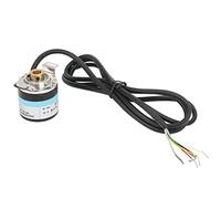 ABZ Incremental Encoder 3-Phase Half Hollow Shaft Motor Reducer Equipment with 6mm Shaft DC524V High Efficiency 6000rpm for Industrial Automation Office Engineering Applications (C38S6G5-2000Z-G24N)