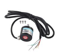 ABZ Three Phase Encoder, Incremental Rotary Encoder, 6000 Rpm Stable Output, 30KHz Frequency Module, with 1.5m Cable, for Engineering Automation, Compact Aluminum Body (100Z)