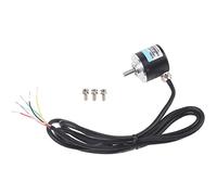 ABZ Three Phase Encoder, Incremental Rotary Encoder, 6000 Rpm Stable Output, 30KHz Frequency Module, with 1.5m Cable, for Engineering Automation, Compact Aluminum Body (360Z)