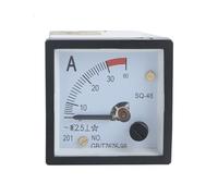 AC 0-20A 1A 2A 3A 5A 10A 15A 20A 30A 50A Analog Panel Ammeter Gauge Ampere Current Meter SQ-48 2.5 Error Margin(30A)