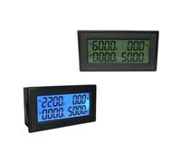 AC 0-500V Single Phase meter 100A 200A 500A LCD Digital Voltmeter Ammeter Voltage Current Meter Frequency Energy(AC500A)