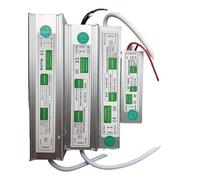 AC 110 220 to DC 12V 24V Waterproof LED Driver 10W 20W 30W 50W 60W 100W 150W IP67 LED Power Adapter Supply for Outdoor Use(DC12V,80W Slim)