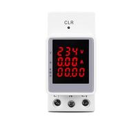 AC 110V 220V 100A din rail Voltage Current KWH monitor meter AMP voltmeter ammeter Wattmeter EKFBQBGW(TOVAE-100)