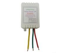 AC 110V-220V Power-On Delay Relay Switch with Adjustable 1-480 Minute Timer, LED Status Indicator, 1400W Incandescent and 300W Energy-Saving Load Support