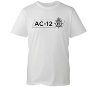 AC-12 Police Drama Fan Inspired Merchandise | Unisex Crime Series Fan Apparel (White, S Years)
