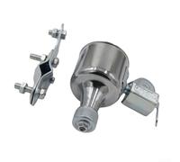 AC 12V 6W Bicycle Dynamo Generator for Powering Bike Lights Through Pedal Motion with Aluminum Alloy Body and Two Independent AC Terminals (Silver)