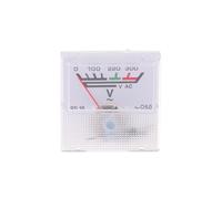 AC 150-300V DC 10-250V DC 5-75A Ammeter Mini Voltage Current Meter Tester Analog Pointer Volt Ammeter Panel Meter for Automotive Circuit Testing Charging Battery Ampere Tester Gauge