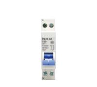 AC 1P Circuit breaker MCB 10A 16A 20A 25A 32A Circuit Protector DZ30-32 BIANMTSW(20A)