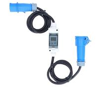 AC 220- 16A 3pin CEE Socket with LCD Digital Meter Digital Electricity Meter for RV Electric Car