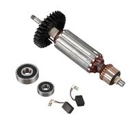 AC 220-240V Armature Anchor Replacement for Makita GA5030 GA4530 GA4030 GA5034 PJ7000 GA4030R GA4034 Engine Rotor silver