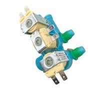 AC 220-240V Washer Water Inlet Valve DC62-00266E Compatible for Samsung WA65F5S2URW/SA WA65F5S6DRW/SA Washing Machines