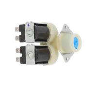AC 220-240V Washing Machine Water Valve Dual Heads Magnetic Inlet Valve,Compatible For FPS180A, Cylinder Washing Machine Inlet Valve Replacement Parts