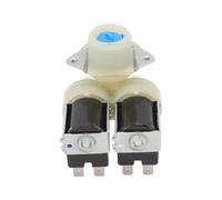 AC 220-240V Washing Machine Water Valve Dual Heads Magnetic Inlet Valve For Cylinder Washing Machine