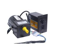 AC 220V 25W Reversible Gear1:3-1:300 415-5RPM 4RK25GN-C Variable Speed Motor AC Gear Motor Reducer Geared Motor + CW/CCW switch(0-16.6rpm)
