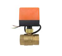 AC 220v 3 Wires - 2 Port motorised Valve Normally Closed Motorized Ball Valve Zone Valve 1/2 3/4 1 1-1/4 1-1/2 2 inch (1 inch)