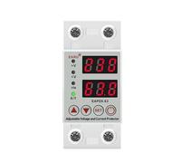 AC 220V Din Rail Dual Display Adjustable Over Voltage Current and Under Voltage Protective Device Protector Relay 40A 63A 230V(63A)