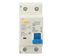 AC 230V Leakage Circuit Breaker 1P+N, DZ40LE 63 Model, Fireproof with RCBO, 16A and 32A Rated for Safety (32A)