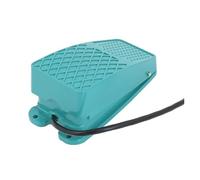 AC 250V 10A SPDT NO NC Nonslip Metal Momentary Power Foot Pedal Switch Green TFS-101 IDGTTLDF(TFS-101 1m Wire)