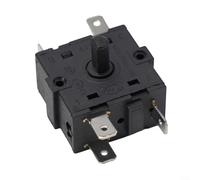AC 250V 16A Electric Room Heater Rotary Switch, 3 Pin & 5 Pin Selector for Streamlined Temperature Control (5 pin)