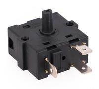 AC 250V 16A Rotary Switch Selector for Electric Radiators Compatible with 3 Pin Two Position and 5 Pin Three Position Systems (3 pin)