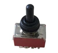 AC 250V 2A 125V 6A on/on 2 Position 4P2T 4PDT 12pin Toggle Switch w Waterproof Boot