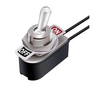 AC 250V 3A On Off Prewired Toggle Switch With Wire Cable Suitable For Household And Industrial Electrical Equipment Control
