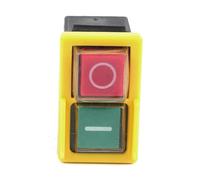 AC 250V 6/4A Waterproof Pushbutton Machine Saw Cutter Drill On Off Switches 50x49mm KJD6 Machine Electromagnetic Supplies Controls Switches