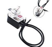 AC 250V 6A On/Off Prewired Toggle Switch With Wire Cable KNS-1 Contacts Switch 5Pcs