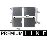 AC 268 000P Air Conditioning Condenser Fits Ford S-Max Galaxy 3 Ford USA Mahle