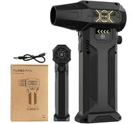 AC-27 Electric Air Duster - 130,000 RPM Cordless High-Power Air Blower,Rechargeable 220W Turbo Fan with LED Light for Computer & Car Cleaning,Alternative to Compressed Air Cans for Outdoor Office Use