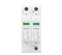 AC 2P 20KA~40KA 275V 385V 400V 415V House Surge Protector Protection Protective Low-Voltage Arrester Device 1Pcs (Size : 2P SPD AC275V 40KA)
