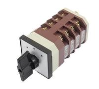AC 380V 16A 3 Positions 4NO+4NC Latching Rotary Changeover Switch 1Pcs