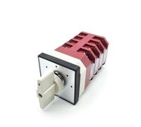 AC 380V 220V 16A 4 Position Rotary Cam Universal Changeover Switch 16 Screw Teminals 1Pcs