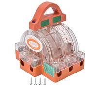 AC 380V 32A 3 Pole Knife Switch with LED Indicator, Double Throw Disconnect Knife Switch, Copper Terminal Transparent Shell Design with Dual LED Status Lights for Home Appliances a