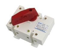 AC 380V 50Hz 63A 2P+E 660V Insulator 35mm Mounting Rail Circuit Isolating Switch