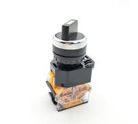 AC 400V 10A 1NO 1NC 22mm Mounting Hole 2 Positions Rotary Selector Latching Twist Switch 1Pcs