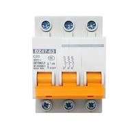 AC 400V 3P Mini Circuit Breaker 6A-63A Din Rail Mounting MCB Overload Protection Air Switch 1Pcs(25A)