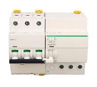 AC 400V 3P Plus N Circuit Breaker AC Mini Home Circuit Breaker Safety Leakage Protection Air Switch Double Locking Clip Residential Current Circuit Breaker Din Rail Mount Air switches (Color : 10A)