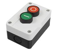 AC 600V 10A Momentary Red Green Sign NO NC Push Button Switch 1Pcs