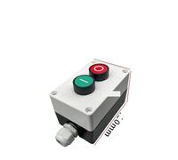 AC 660V 10A Momentary I/O Red Green Sign NO NC Push Button Switch Station IDGTTLDF
